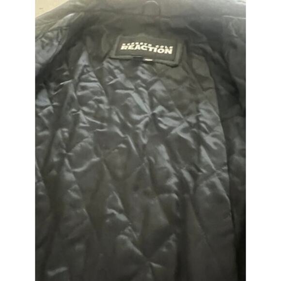 Kenneth Cole Reaction Mens leather jacket winter warm classic sophisticated work - Picture 8 of 9